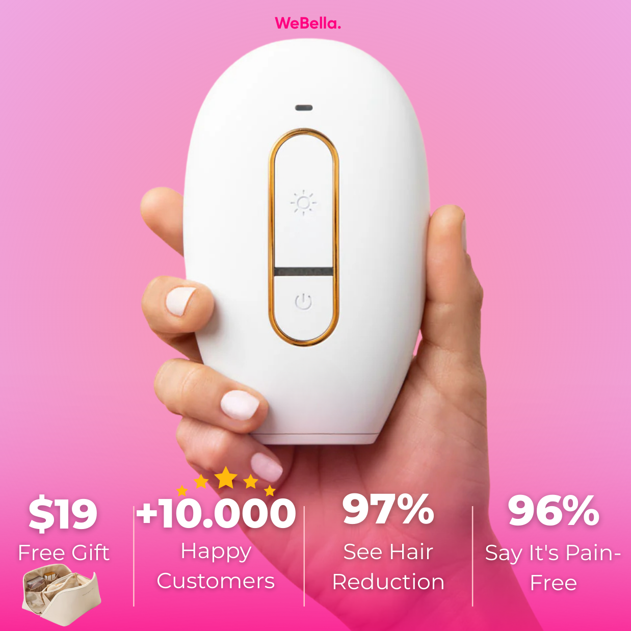 Bella IPL Hair Remover™ | UK's #1 at-home laser hair removal